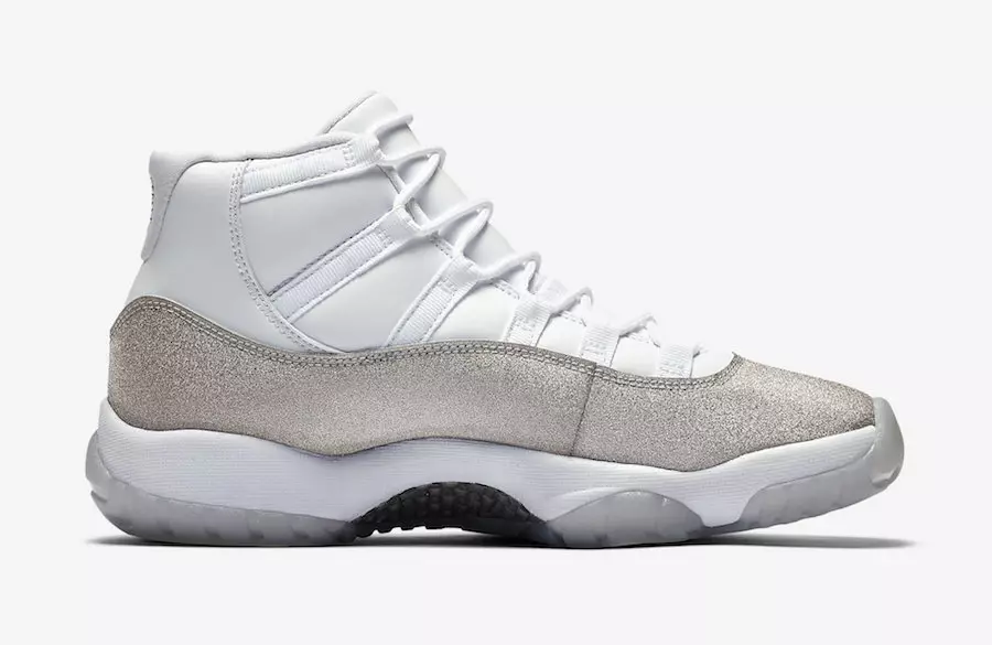 Air Jordan 11 WMNS Wäiss Metallic Sëlwer AR0715-100 2019 Release Date