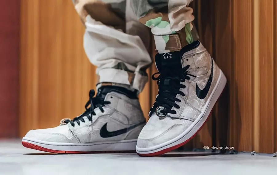 Датум на издавање CLOT Air Jordan 1 Mid Fearless CU2804-100