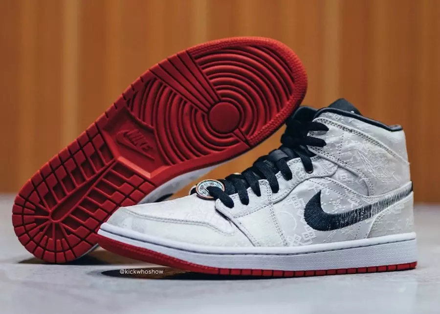 CLOT Air Jordan 1 Mid Fearless CU2804-100 Data tar-Rilaxx