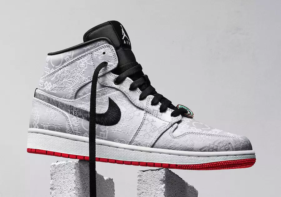 Pıhtı Edison Chen Air Jordan 1 Orta Korkusuz Çıkış Tarihi