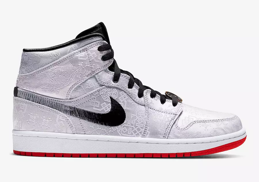 CLOT Air Jordan 1 Mid Fearless CU2804-100 Útgáfudagur Verð