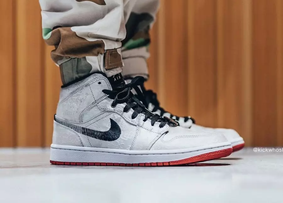 CLOT Air Jordan 1 Mid-Fearless CU2804-100 تاريخ الإصدار