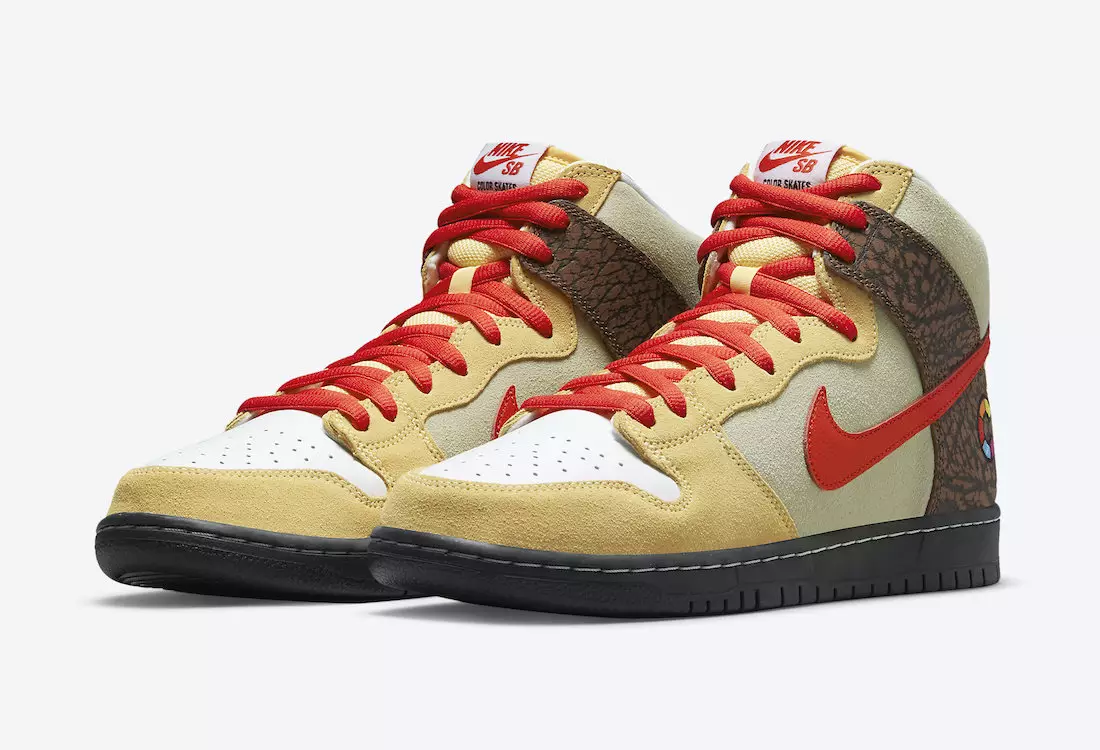 Дата выпуску каляровых канькоў Nike SB Dunk High Kebab і Destroy CZ2205-700