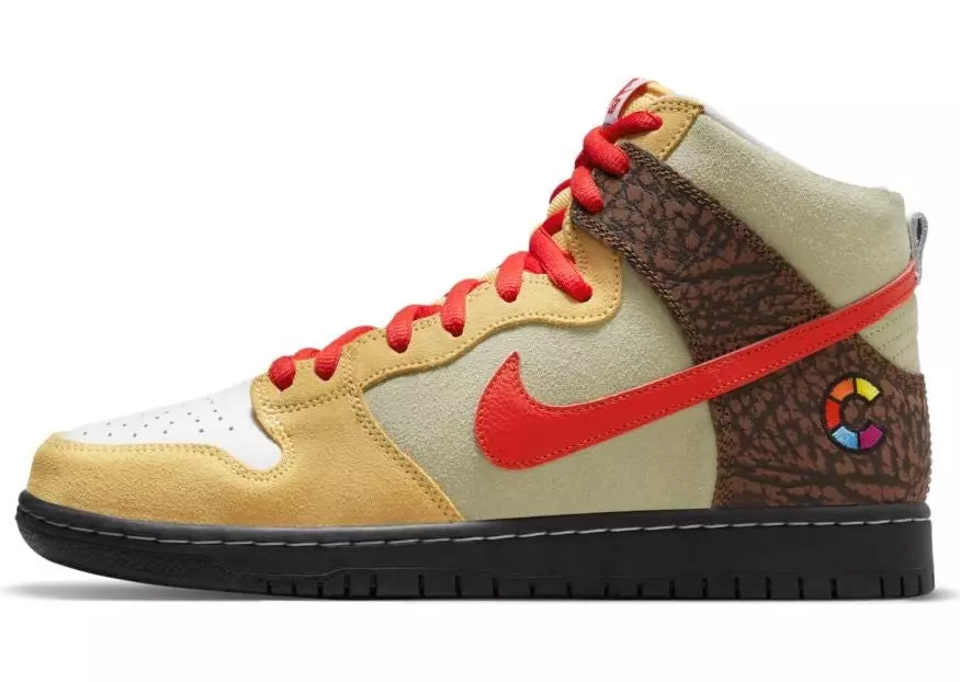 Litir skautar Nike SB Dunk High Kebab og eyðileggja útgáfudag