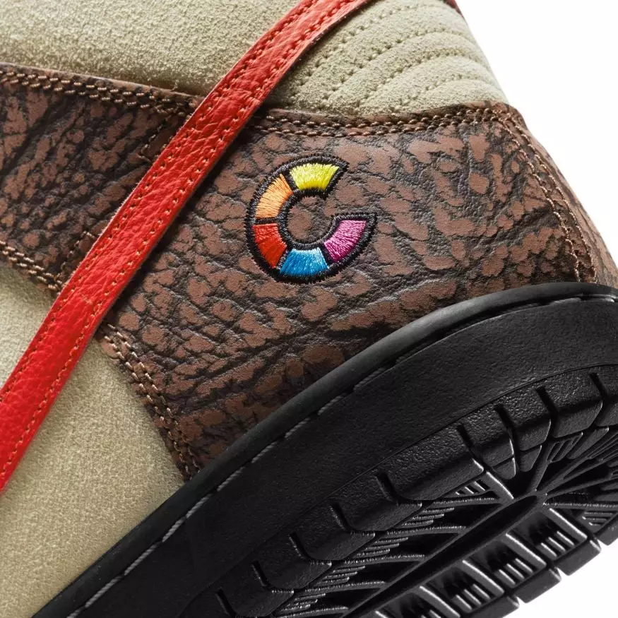 Fargeskøyter Nike SB Dunk High Kebab og ødelegge utgivelsesdatoen