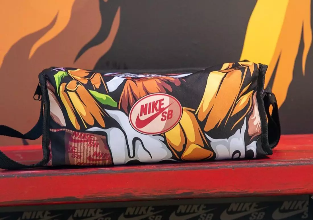 ფერადი ციგურები Nike-SB Dunk High Kebab და Destroy Lunchbox