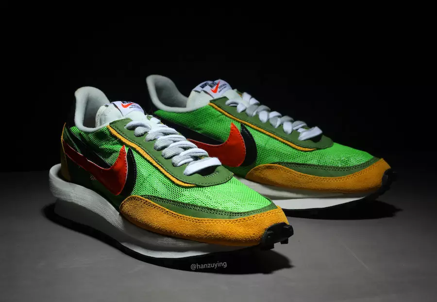 Sacai Nike LDV Waffle BV0073-300 מעלדונג טאָג