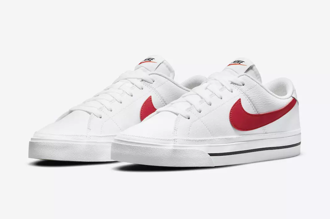 Nike Court Legacy White University Red CU4150-105 Data tar-Rilaxx