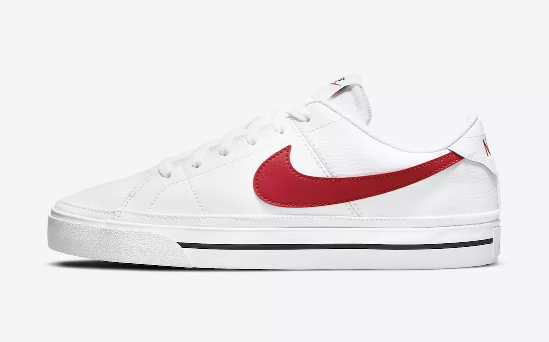 Nike Court Legacy White University Red CU4150-105 väljalaskekuupäev