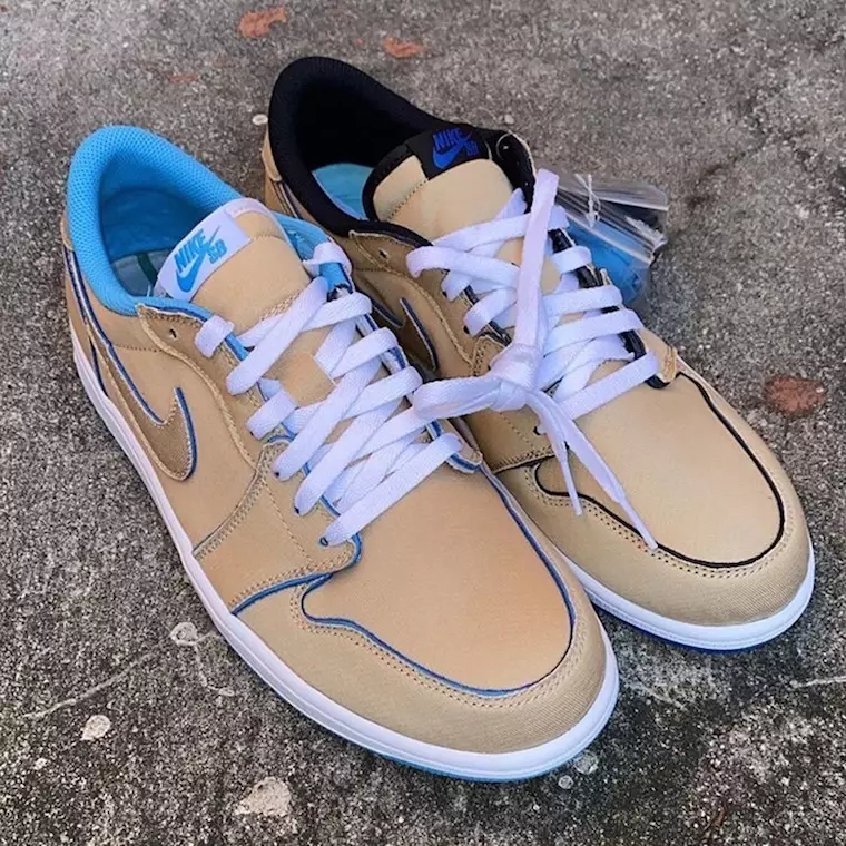 Nike SB Air Jordan 1 Low Desert Ore Lance Mountain CJ7891-200 Tarikh Tayangan