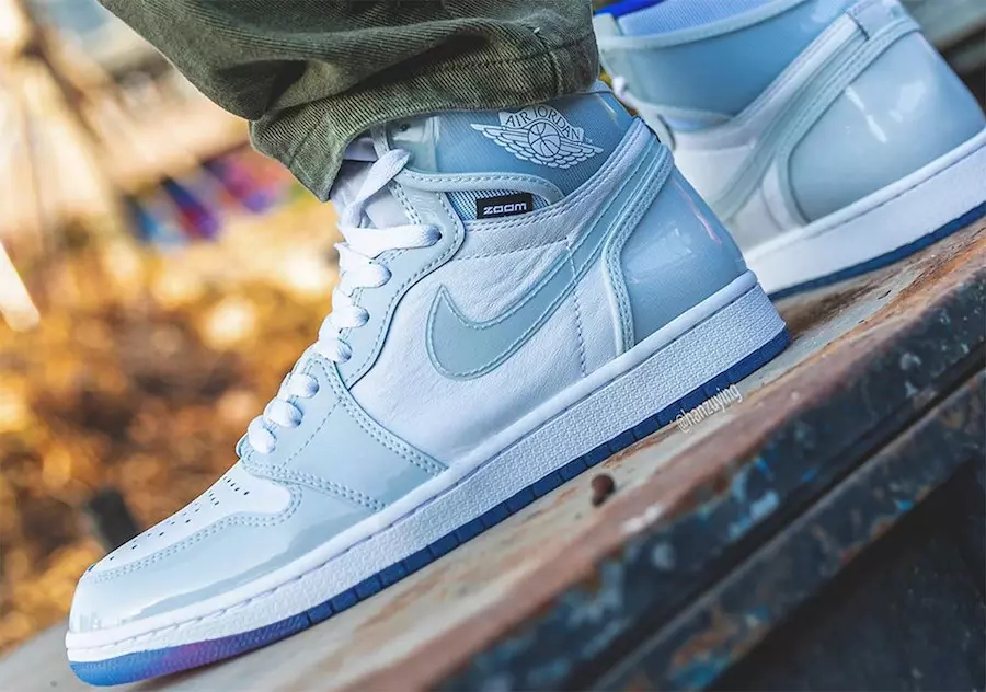 Air Jordan 1 High Zoom Racer Blue CK6637-104 Release Datum Op-Féiss