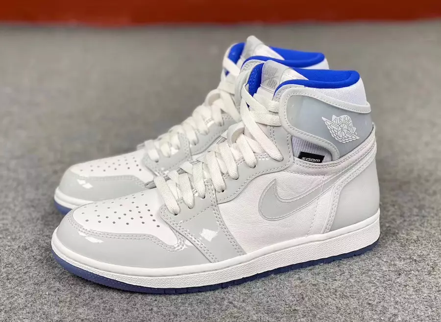 Air Jordan 1 Zoom R2T Vit Racer Blå CK6637-104 Utgivningsdatum