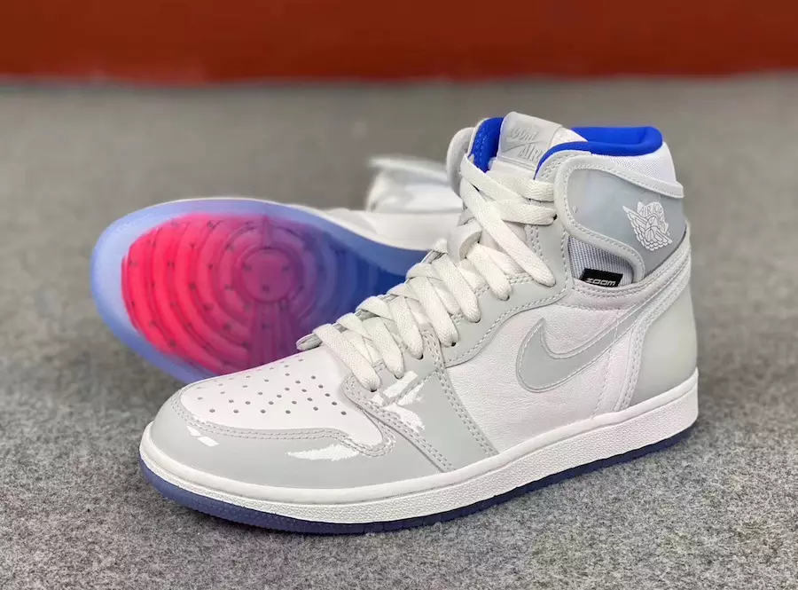 Air Jordan 1 Zoom R2T Branco Racer Azul CK6637-104 Data de lançamento