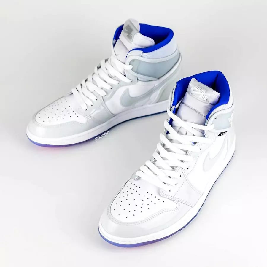 Air Jordan 1 High Zoom R2T White Racer Blue CK6637-104 Megjelenés dátuma