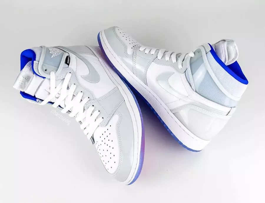 Air Jordan 1 High Zoom R2T White Racer Blue CK6637-104 санаи барориши