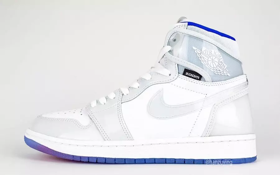 تاریخ انتشار Air Jordan 1 High Zoom R2T White Racer Blue CK6637-104