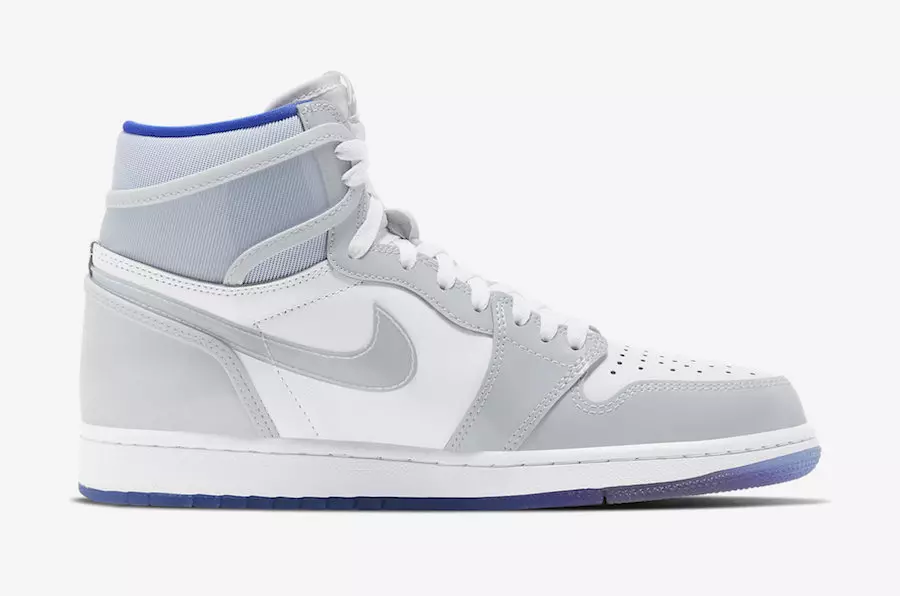 Air Jordan 1 הויך פארגרעסער רייסער בלוי CK6637-104 מעלדונג טאָג פּרייַז