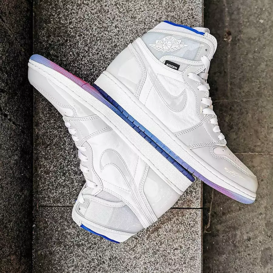 Air Jordan 1 High Zoom R2T White Racer Blue CK6637-104 Data lansării