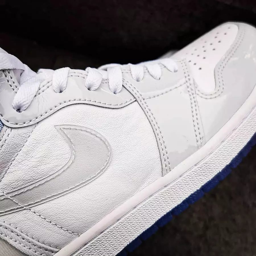 Air Jordan 1 Zoom Tinggi R2T White Racer Blue CK6637-104 Tanggal Rilis