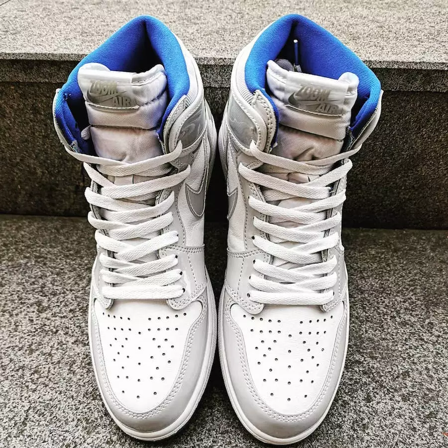 Air Jordan 1 High Zoom R2T White Racer Blue CK6637-104 Utgivelsesdato