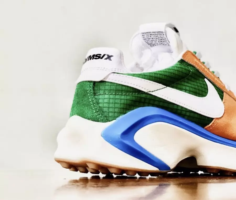 Nike DMSX Waffle Starfish White Pine Green Sail CQ0205-800 Buraxılış Tarixi