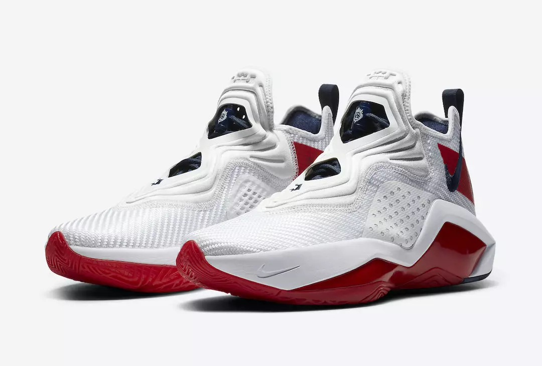 Nike LeBron Soldier 14 White Red CK6024-100 Release Datum Präis