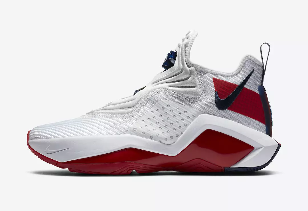 Nike LeBron Soldier 14 White Red CK6024-100 Izdošanas datums Cena