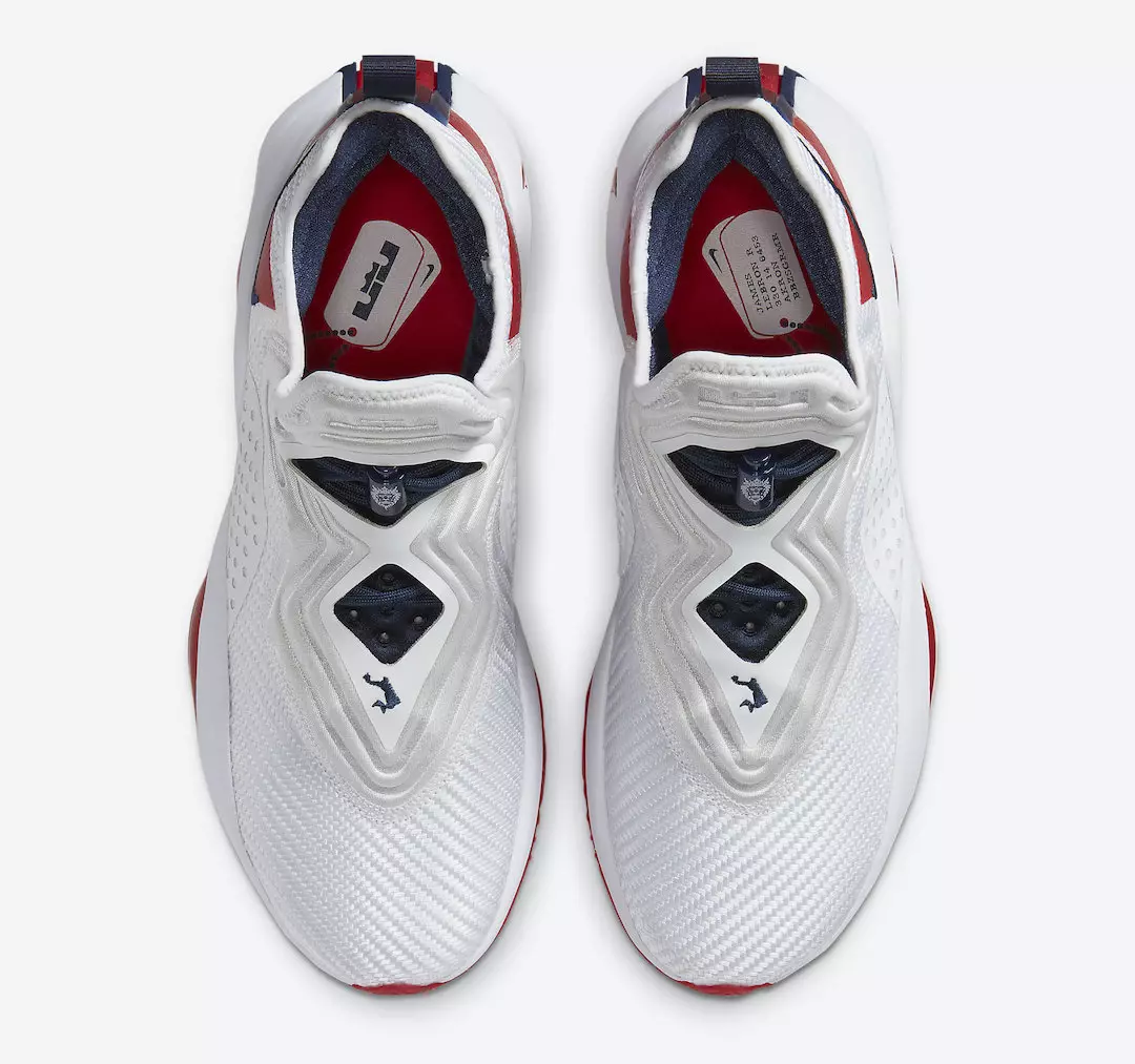 Nike LeBron Soldier 14 White Red CK6024-100 Bei ya Tarehe ya Kutolewa