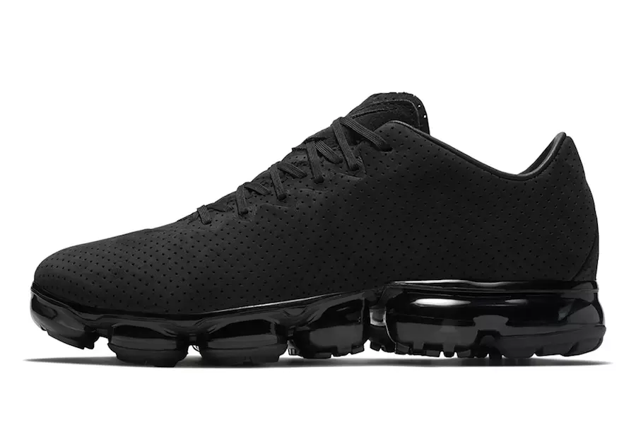 Nike VaporMax былғары күдері қара