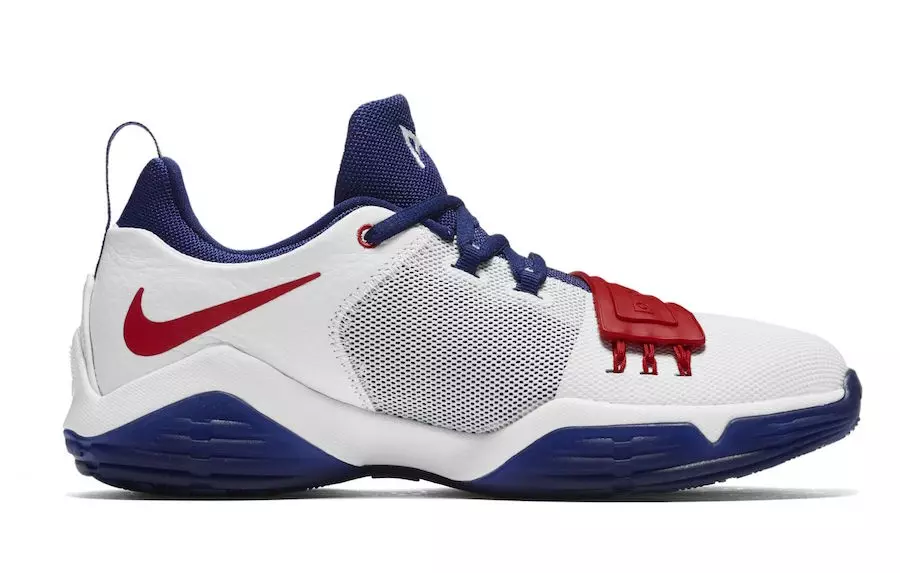 Nike PG 1 USA Blanco Universidad Rojo Royal Azul