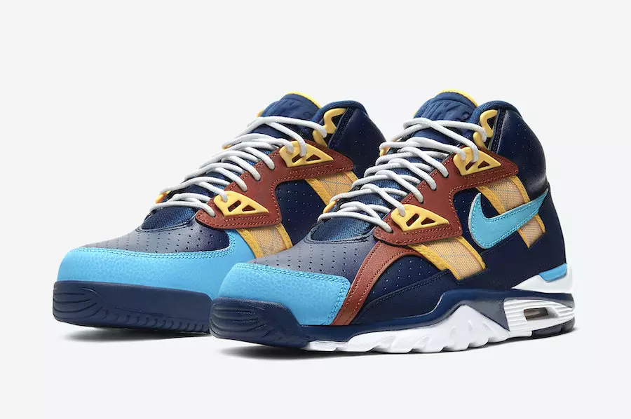 Nike Air Trainer SC High Navy Portokalli Blu CW6023-400 Data e publikimit