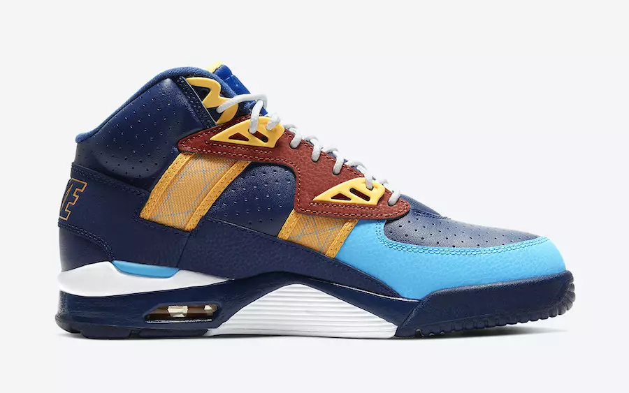 Date de sortie de la Nike Air Trainer SC High Marine Bleu Orange CW6023-400