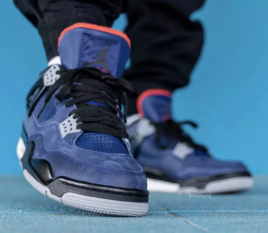 Air Jordan 4 Winter WNTR Loyal Blue CQ9597-401 Datum vydání na nohou