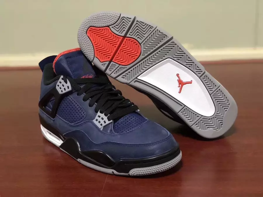 Air Jordan 4 WNTR Loyal Blue Habanero Red Black CQ9597-401 Tarikh Tayangan