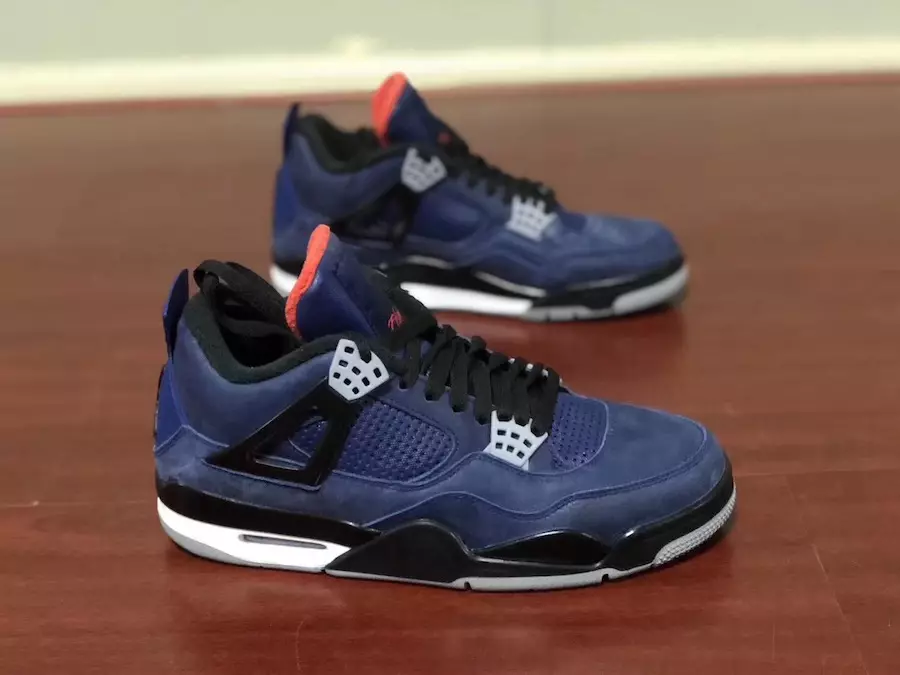 Air Jordan 4 WNTR Loyal Blue Habanero Red Black CQ9597-401 Датум на издавање