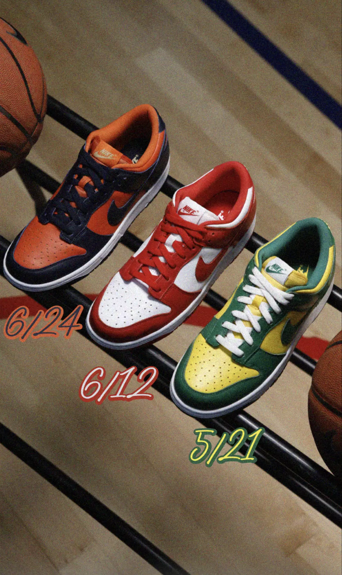 Tarikh Tayangan Nike Dunk Low 2020 Team Tones