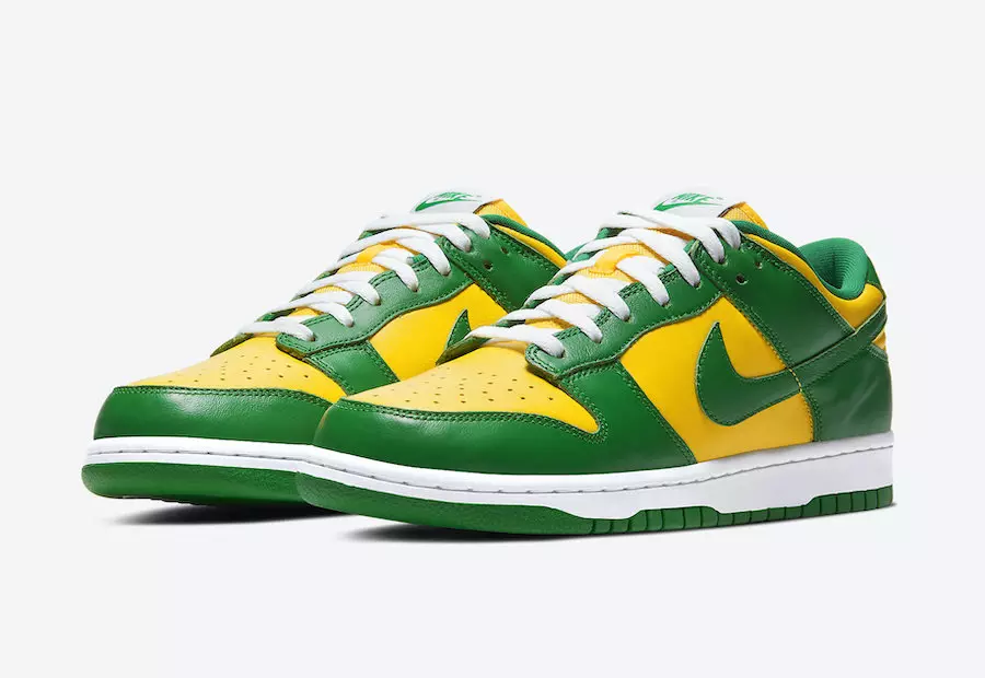 Nike Dunk Low Бразилия CU1727-700 2020 Шығарылым күні