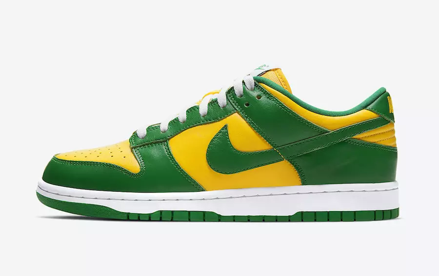 Nike Dunk Low Бразилия CU1727-700 2020 Шығарылым күні