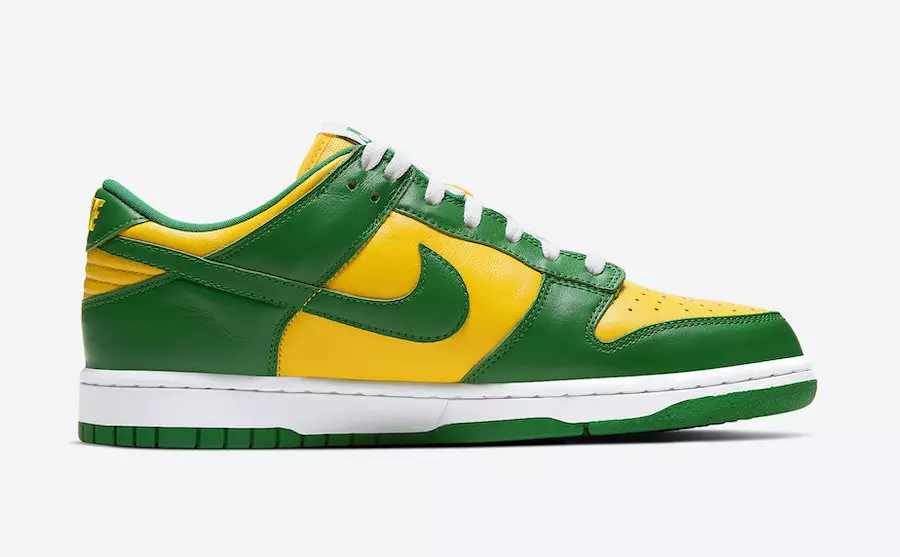 Nike Dunk Low Бразилия CU1727-700 2020 Шығарылым күні