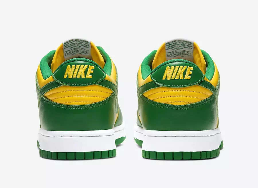 Nike Dunk Low Brazil CU1727-700 2020 Udgivelsesdato