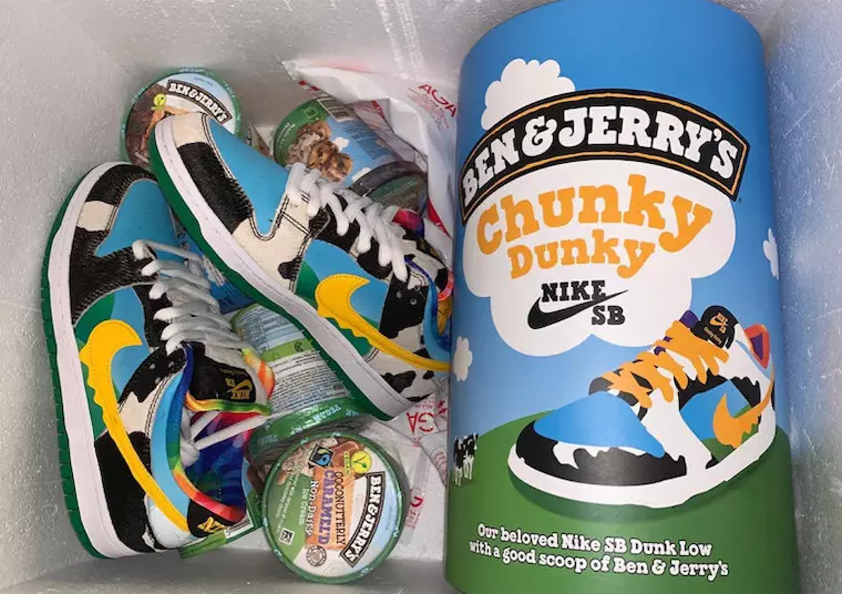 Ben u Jerry Nike SB Dunk Low Pint Box