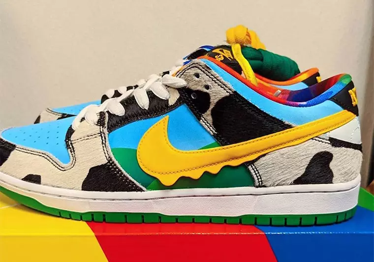 Ben agus Jerrys Nike SB Dunk Dáta Eisiúna Íseal