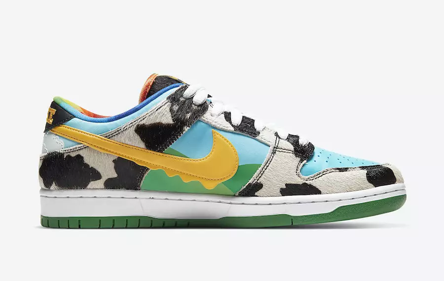 Ben and Jerry's Nike SB Dunk Low Chunky Dunky CU3244-100 გამოშვების თარიღი ფასი