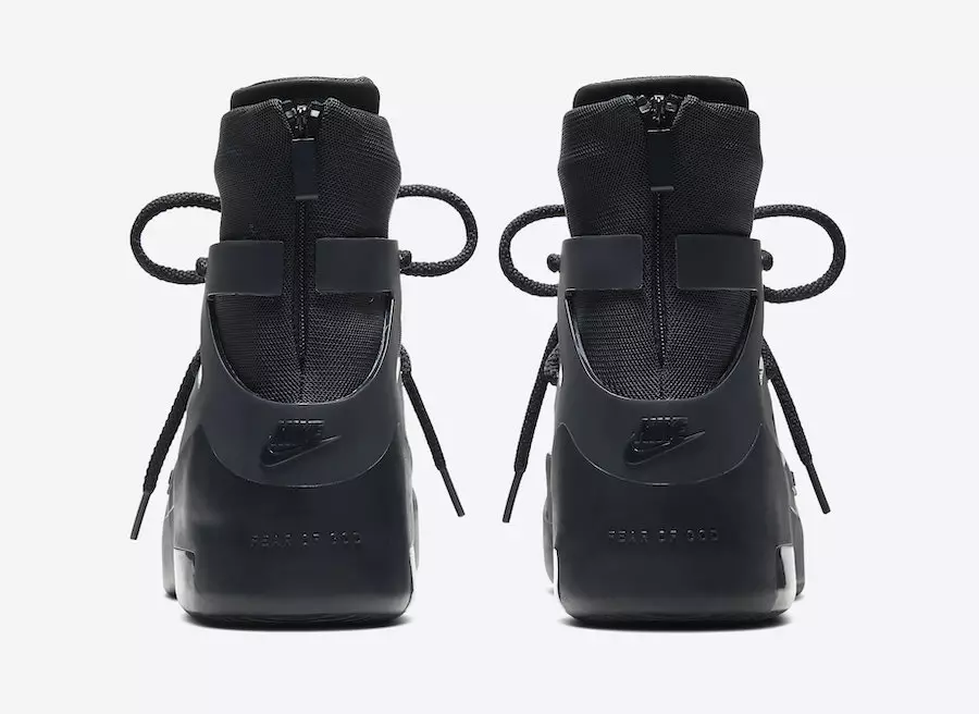 Nike Air Fear of God 1 Black Noir AR4237-005 Izdošanas datums