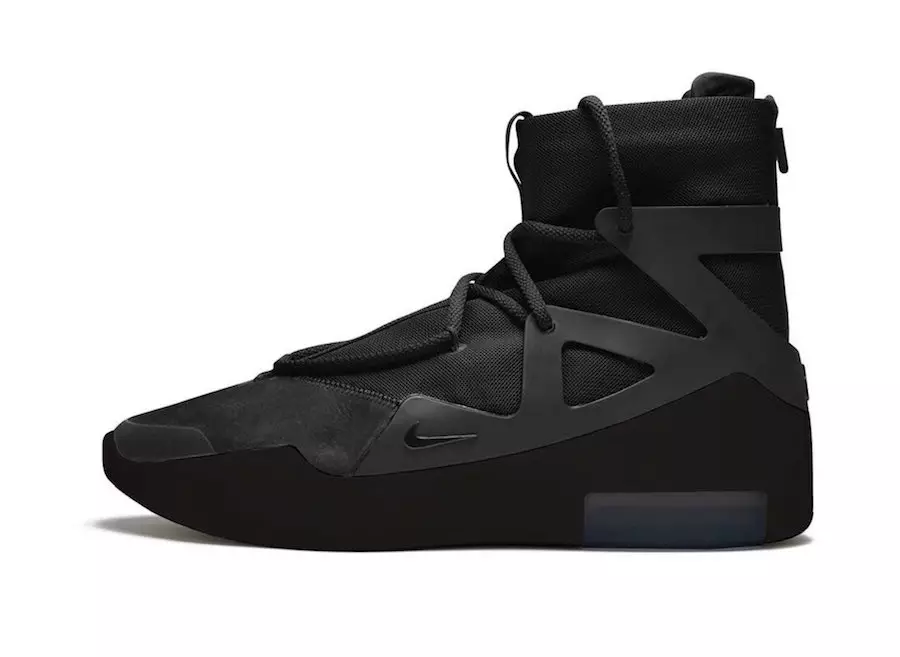 Nike Air Fear of God 1 სამმაგი შავი გამოსვლის თარიღი