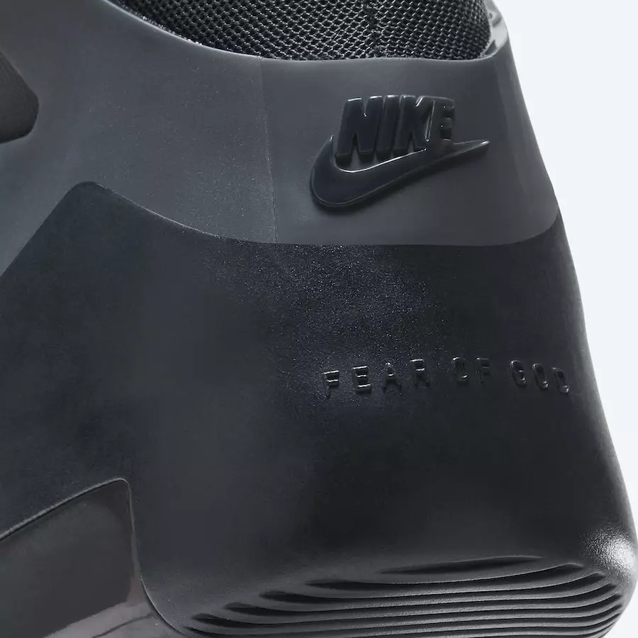 Nike Air Fear of God 1 trīskāršs melns AR4237-005 Izdošanas datums Cena