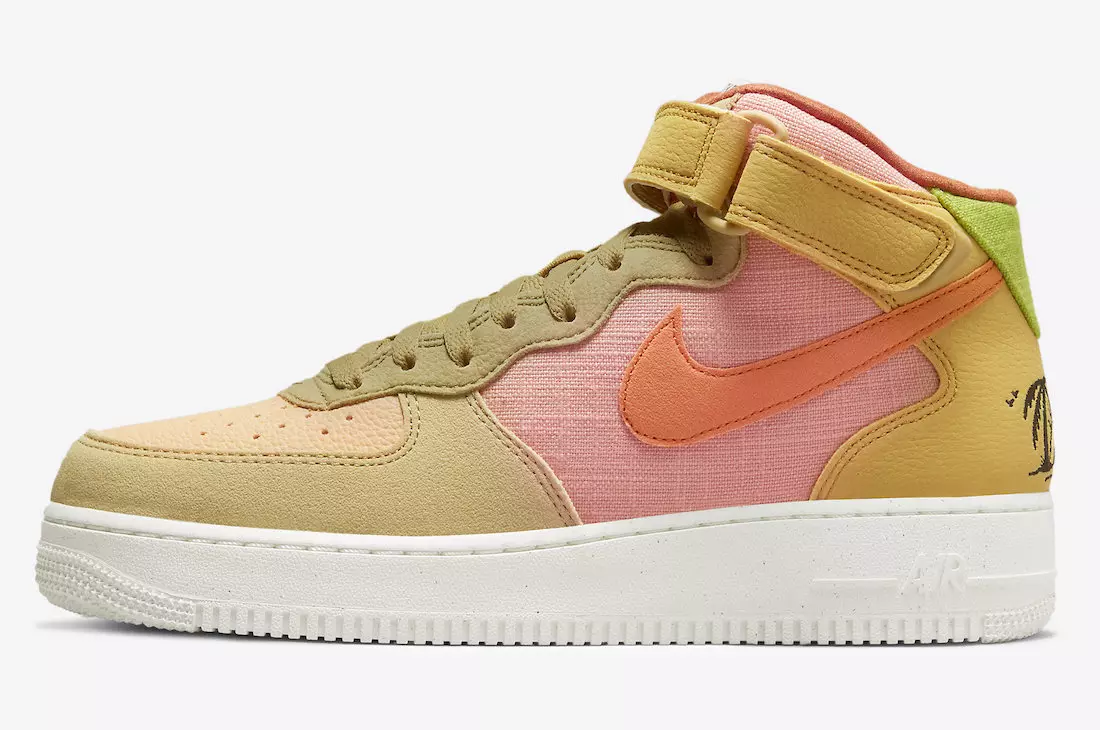 Nike Air Force 1 Mid Sun Club DQ4530-800 Releasedatum