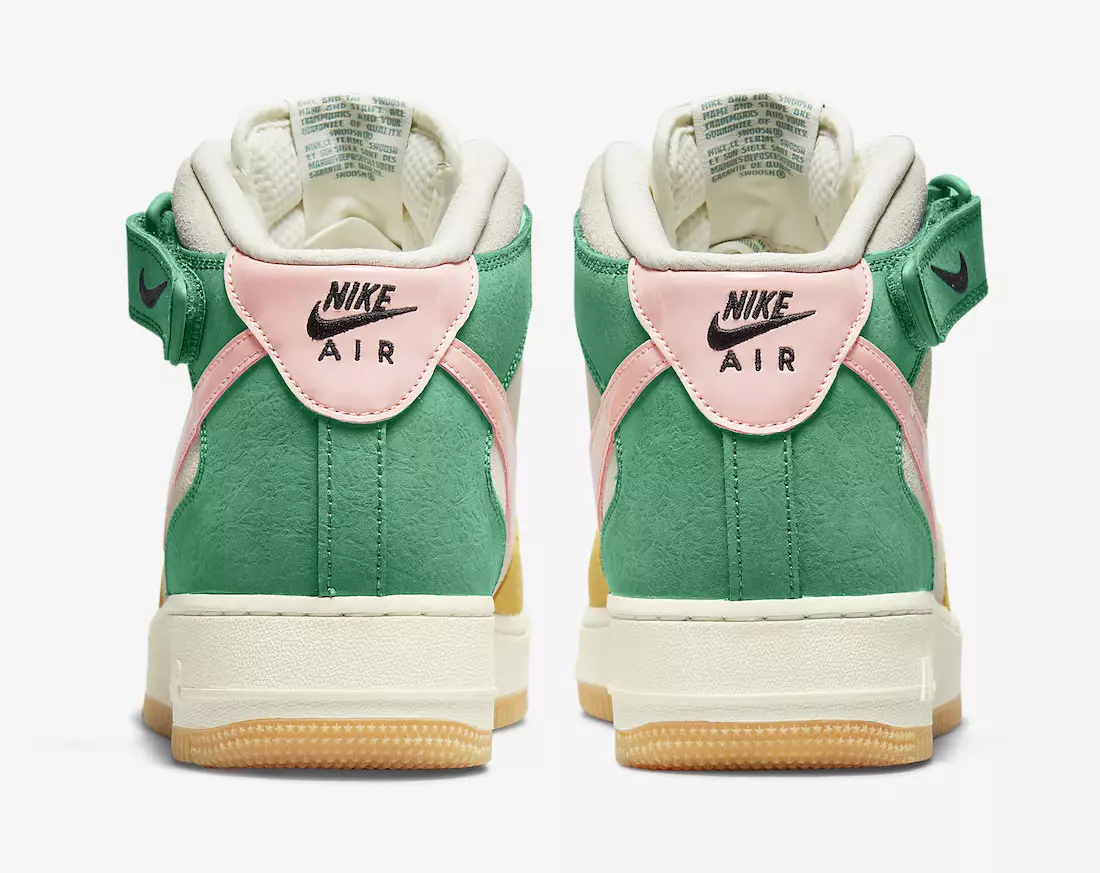 Nike Air Force 1 Mid Coconut Milk Bleached Coral Vivid Sulphur DR0158-100 – data premiery