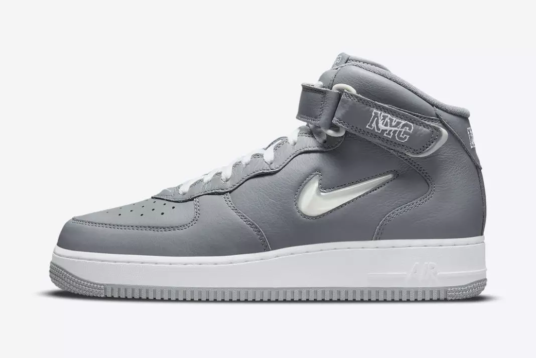 Nike Air Force 1 Mid NYC Cool Grey DH5622-001 Tarikh Tayangan