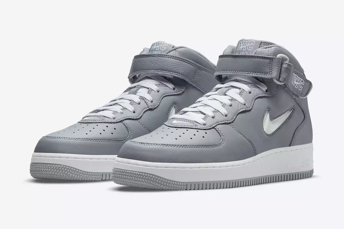 Nike Air Force 1 Mid NYC Cool Grey DH5622-001 Tarikh Tayangan